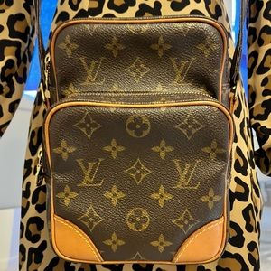 Louis Vuitton Brown Amazone Monogram Canvas Crossbody Bag
